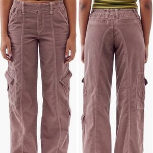 Urban Outfitters Mauve Wide Leg Pants